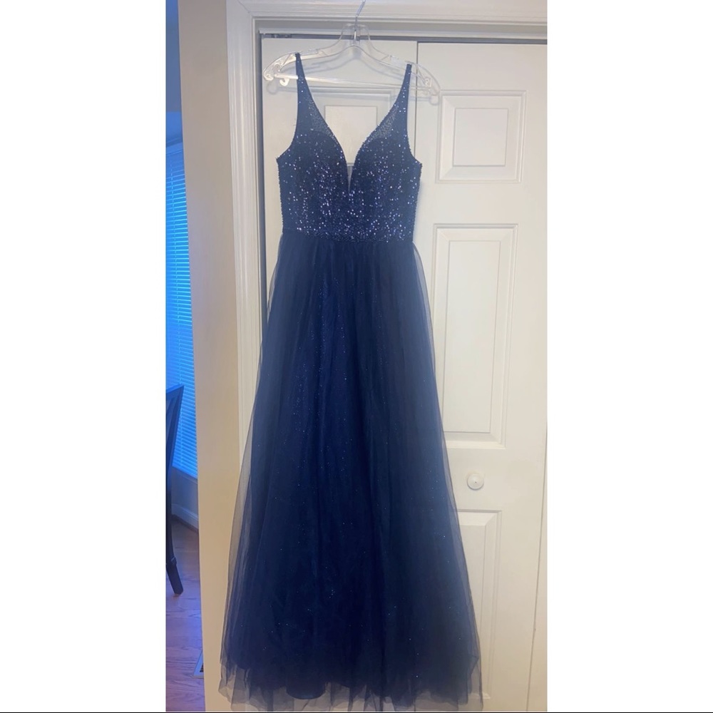 Cinderella Divine Navy Blue Gown Medium